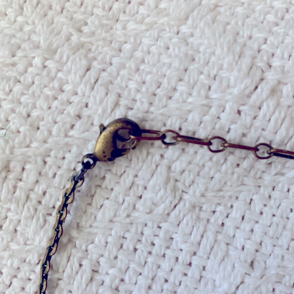 Boho Handmade Rough Stone Necklace - Picture 5 of 5